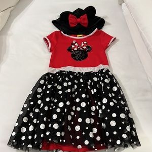 Disney Hoodie dress size M 7-8